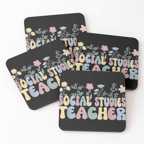 Item preview, Groovy Social Studies Teacher Flowers  designed and sold by RaymondWMichae.