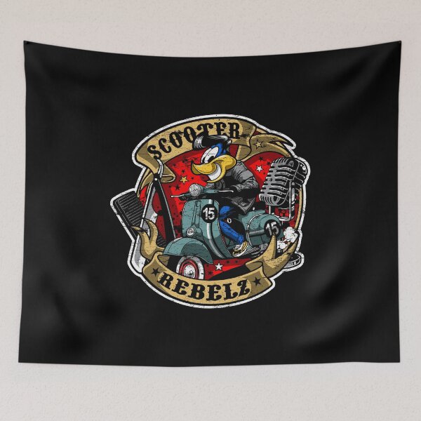 Item preview, Vintage scooter rockabilly rebels . designed and sold by paulo silveira.