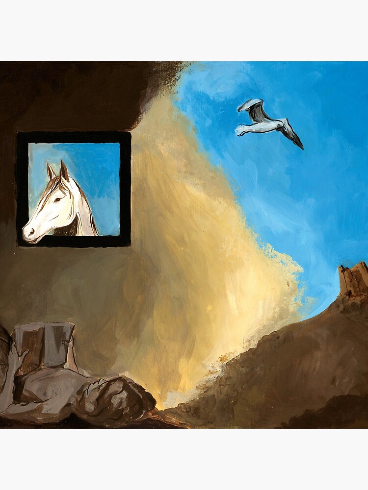 Horse and Child Children's book illustration by CatarinaGarcia