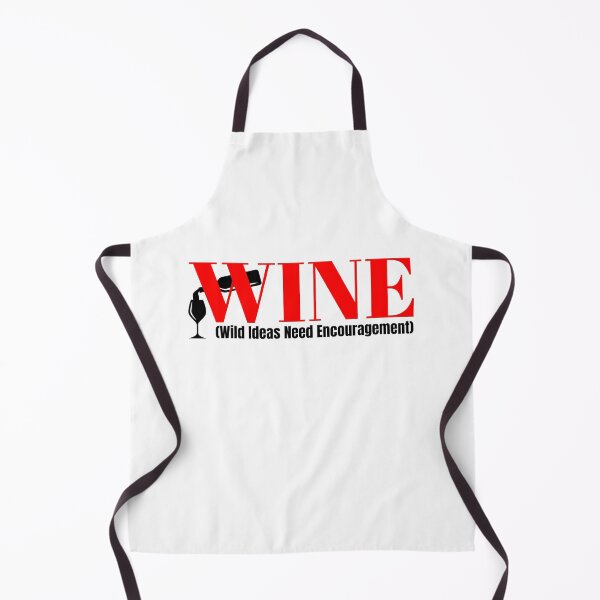 Item preview, WINE Funny Abbreviation: Wild Ideas Need Encouragement designed and sold by mipodbusiness.