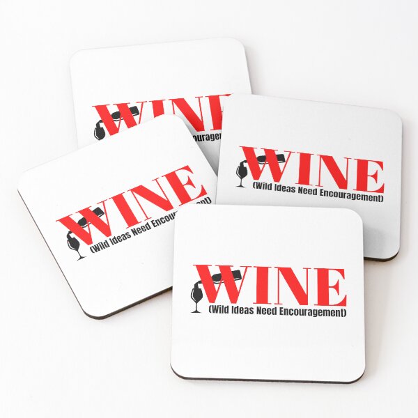 Item preview, WINE Funny Abbreviation: Wild Ideas Need Encouragement designed and sold by mipodbusiness.