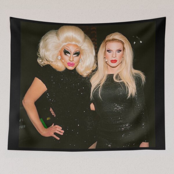 Item preview, Trixie & Katya - Behind the Scenes - Black Hollywood Glamour designed and sold by ShopShoopaloopa.