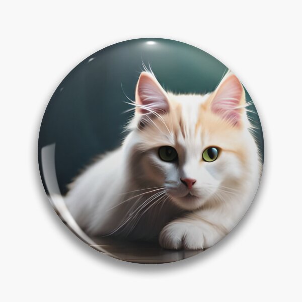 Item preview, cat sticker cute white cat designed and sold by FriedGummyBears.