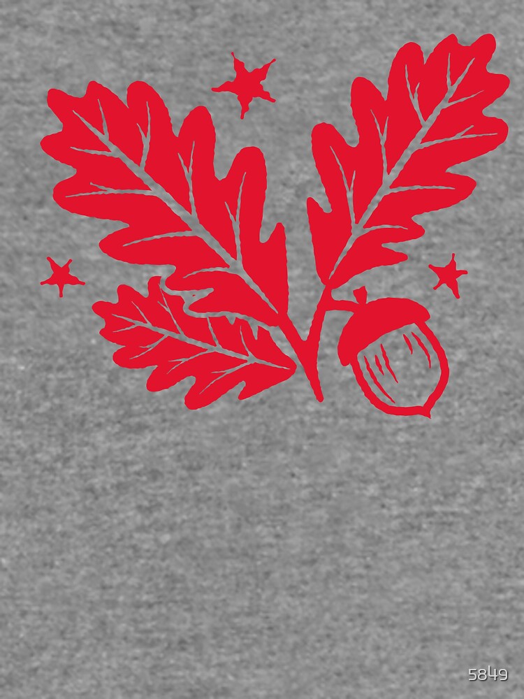 Thumbnail 5 of 5, Lightweight Sweatshirt, Oak Leaves and Acorn, It's Fall designed and sold by 5849.