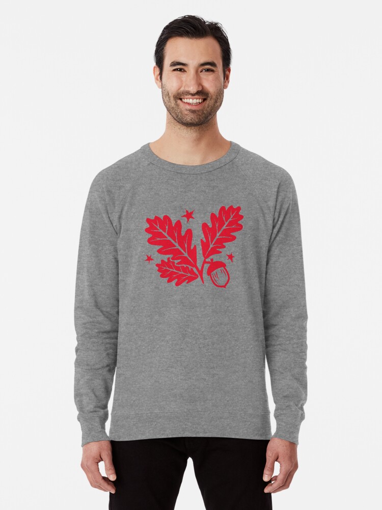 Thumbnail 1 of 5, Lightweight Sweatshirt, Oak Leaves and Acorn, It's Fall designed and sold by 5849.