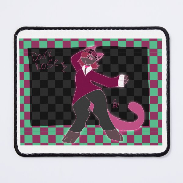 Item preview, Dark rose checkered pattern designed and sold by Buffcarrot13.