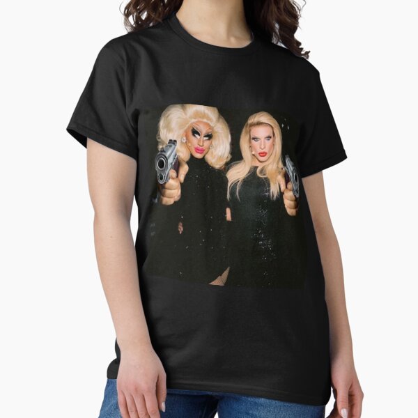 Item preview, Trixie & Katya - Behind the Scenes - Dangerous Woman Meme designed and sold by ShopShoopaloopa.