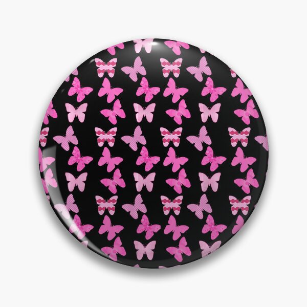 Item preview, Pink Butterflies on Black designed and sold by BeJolley.