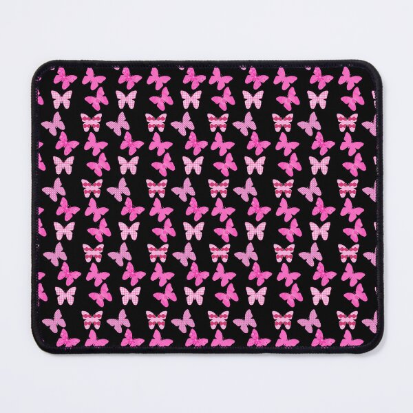 Item preview, Pink Butterflies on Black designed and sold by BeJolley.