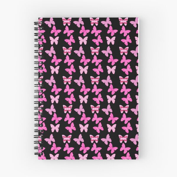 Item preview, Pink Butterflies on Black designed and sold by BeJolley.