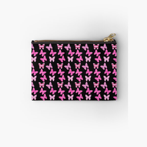 Item preview, Pink Butterflies on Black designed and sold by BeJolley.