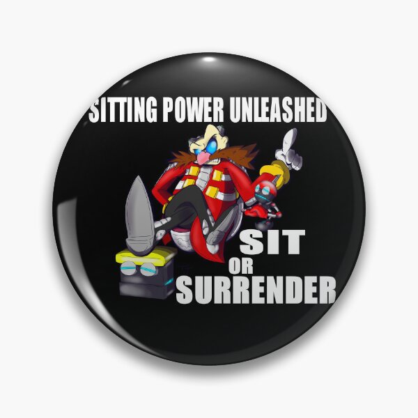 Item preview, Dr Eggman Sitting Power designed and sold by T-Draguuno.