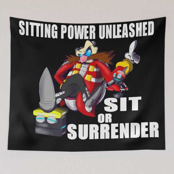 Item preview, Dr Eggman Sitting Power designed and sold by T-Draguuno.