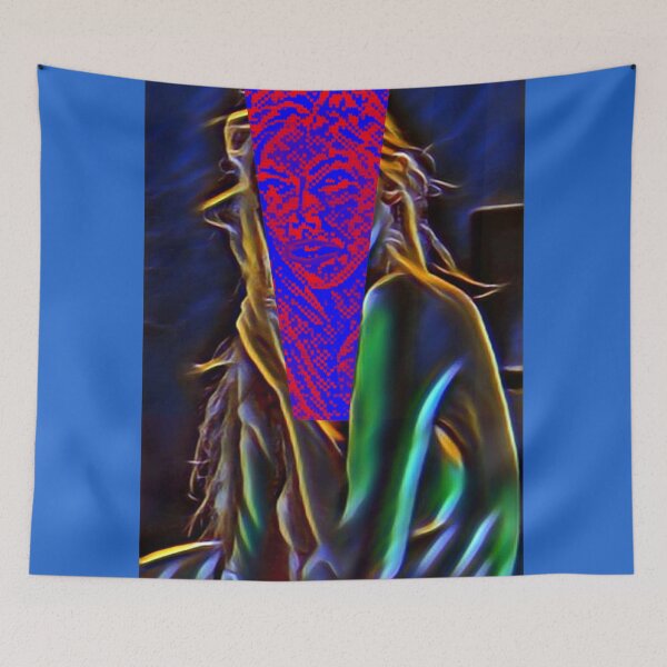 Item preview, Semi-abstract digital painting of female nude model designed and sold by pulchritude560.