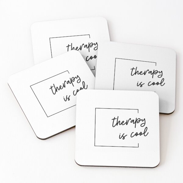 Item preview, therapy is cool designed and sold by Chloe Holton.