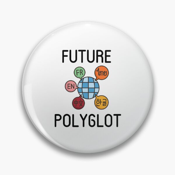 Item preview, Future Polyglot designed and sold by GoofyLab.