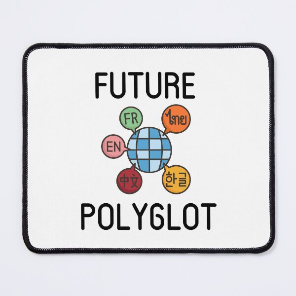 Item preview, Future Polyglot designed and sold by GoofyLab.