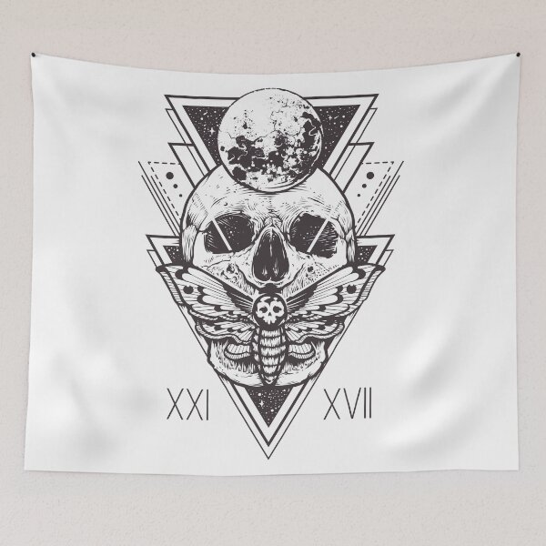 Item preview, Skull Sacred Geometry designed and sold by D34THDesing.