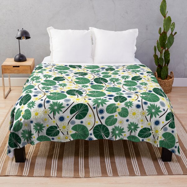 Item preview, Nenúfares Verde / Amarillo designed and sold by Tevi Woehl.