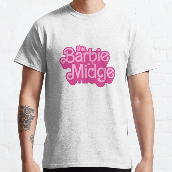 Barbie - Camiseta Barbie Pink Profile, gris, S