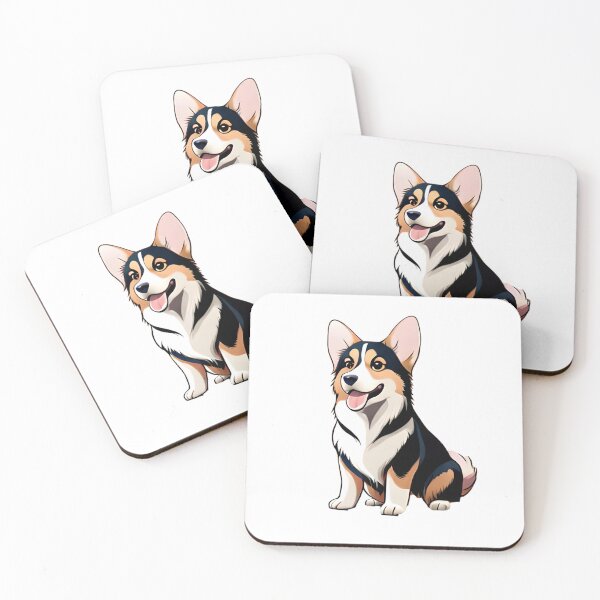 Item preview, corgi cute stickers designed and sold by FriedGummyBears.