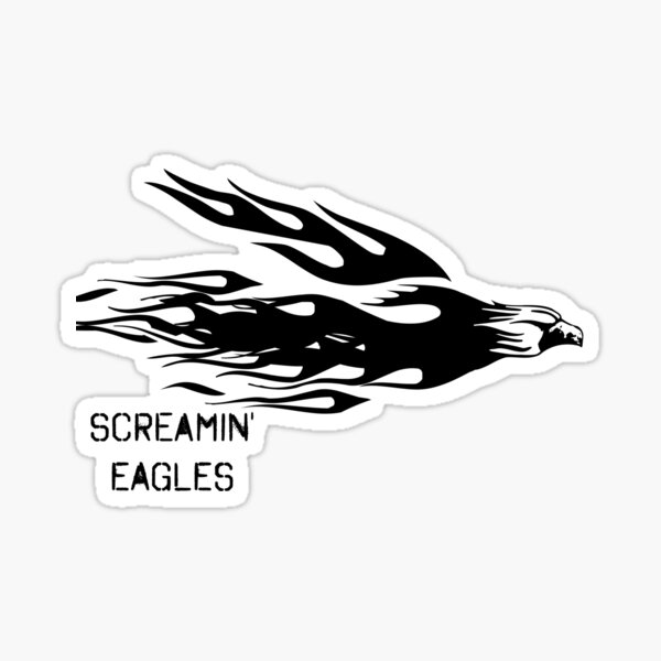 Screamin' Eagles II Glossy Sticker