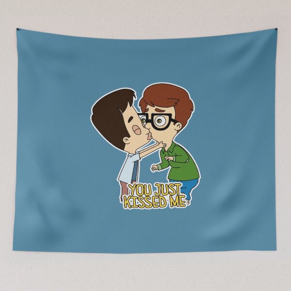 Item preview, nick and andrew kissing big mouth designed and sold by BradleyPlante.