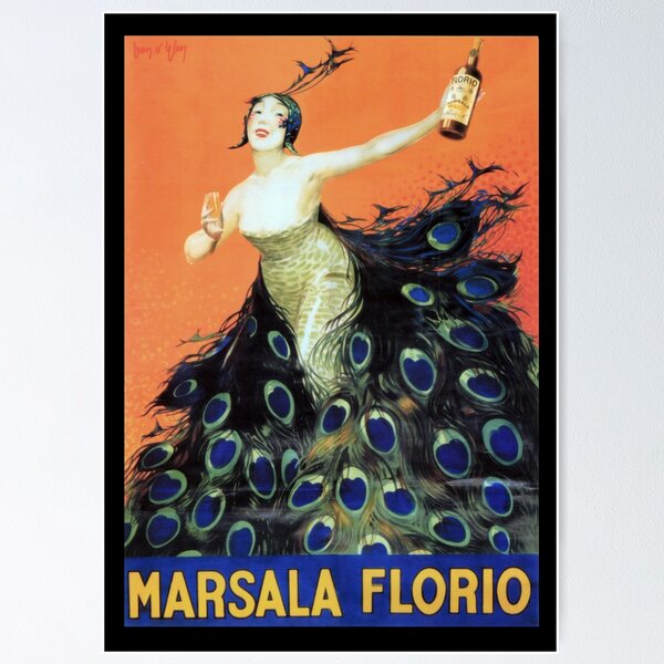 Item preview, Vintage Liquor Poster designed and sold by Sasha Art Gallery.
