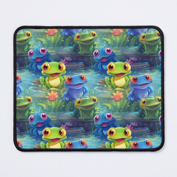 Item preview, Cute Colorful Frogs designed and sold by EvokeArtisan.