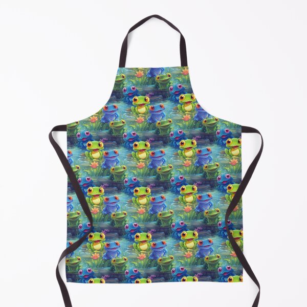 Item preview, Cute Colorful Frogs designed and sold by EvokeArtisan.