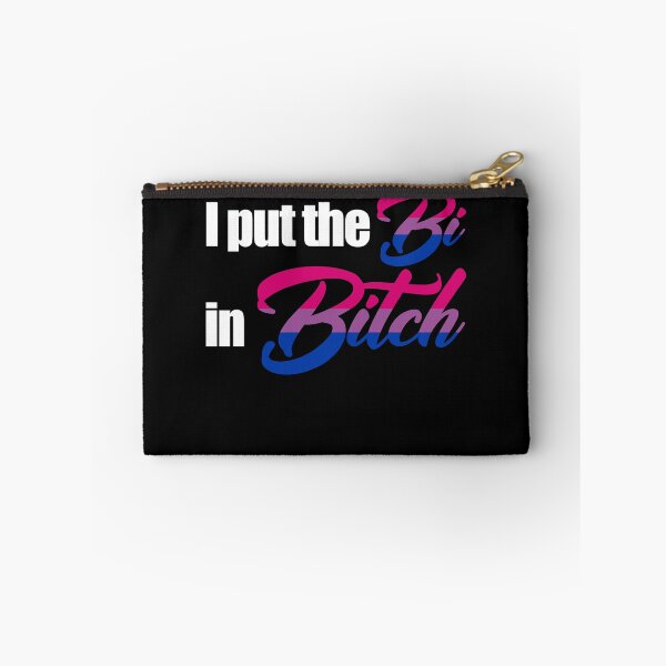 Artikelvorschau, I Put The Bi In Bitch Bisexual Women's Messy Bun Bisexual Gear entworfen und verkauft von DynamicDesign.
