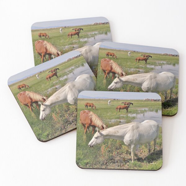 Item preview, Horses in Pasture designed and sold by shirleyarment.