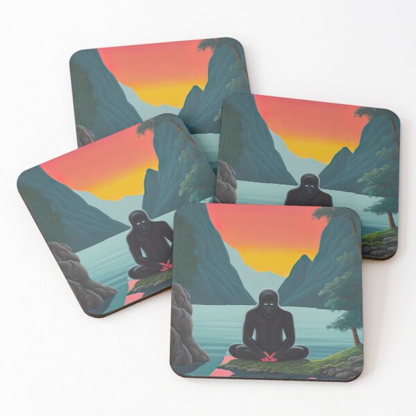 Item preview, Bigfoot meditating designed and sold by ururuty.