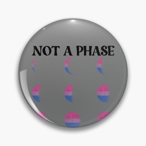 Artikelvorschau, Not A Phase Bisexual LGBTQ Pride Moons Bisexual Gear entworfen und verkauft von DynamicDesign.