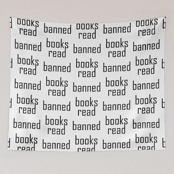 Item preview, read banned books  designed and sold by MagicMealing.