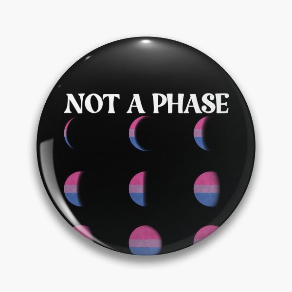 Artikelvorschau, Not A Phase Bisexual LGBTQ Pride Moons Bisexual Gear entworfen und verkauft von DynamicDesign.