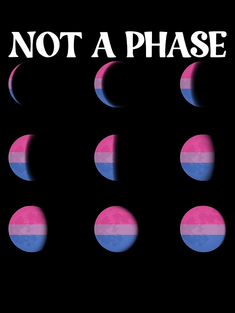 Thumbnail 3 von 3, Tuch, Not A Phase Bisexual LGBTQ Pride Moons Bisexual Gear designt und verkauft von DynamicDesign.