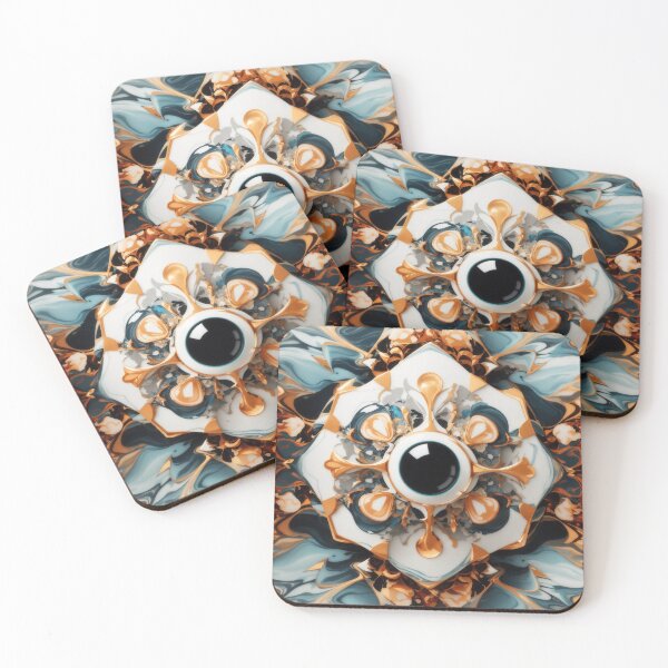 Item preview, Mesmerizing Kaleidoscopic Marble Art for High-End Designs designed and sold by sadsapiens.