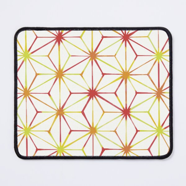 Item preview, Asanoha Watercolor Hemp Leaf Line [orange] designed and sold by Aia UENO design.