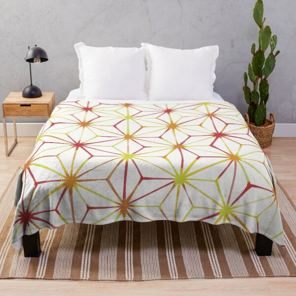 Item preview, Asanoha Watercolor Hemp Leaf Line [orange] designed and sold by Aia UENO design.