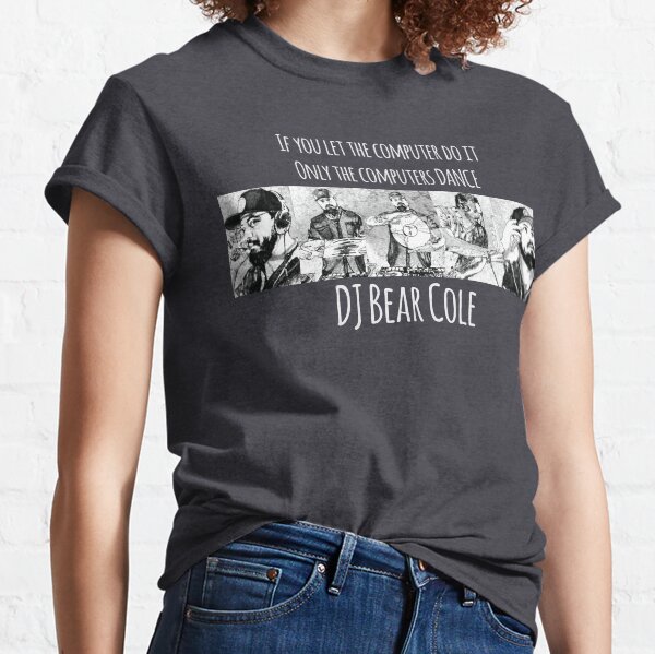DJ Bear Cole Comic Book Classic T-Shirt