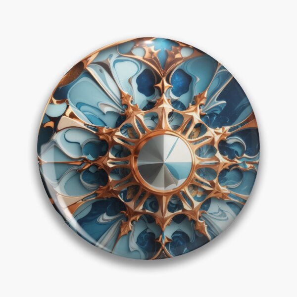 Item preview, Ethereal Fusion: Kaleidoscopic Marvel on Luxe Marble designed and sold by sadsapiens.