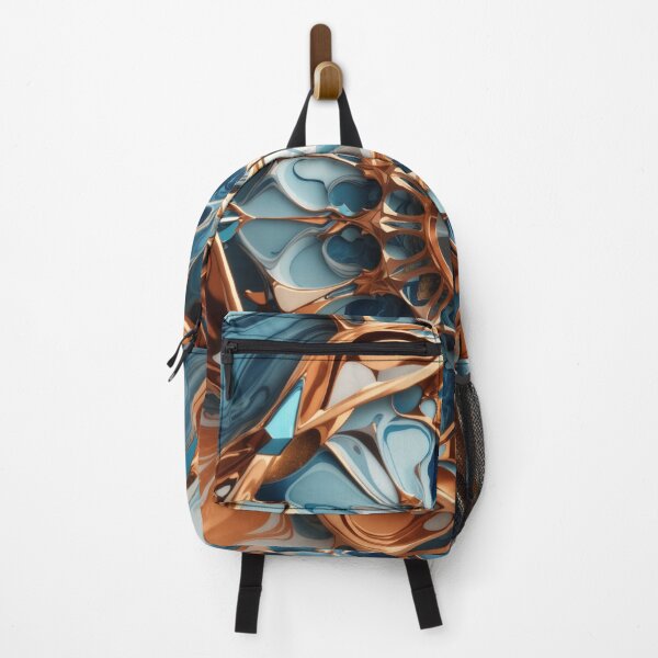 Item preview, Ethereal Fusion: Kaleidoscopic Marvel on Luxe Marble designed and sold by sadsapiens.