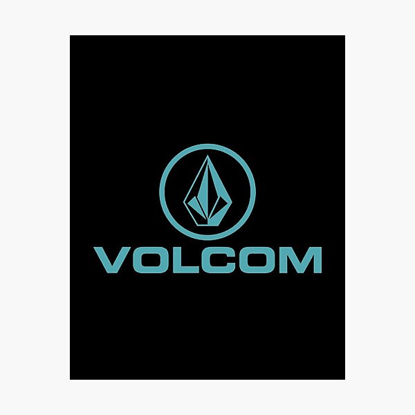 Volcom logo fondo de pantalla azul