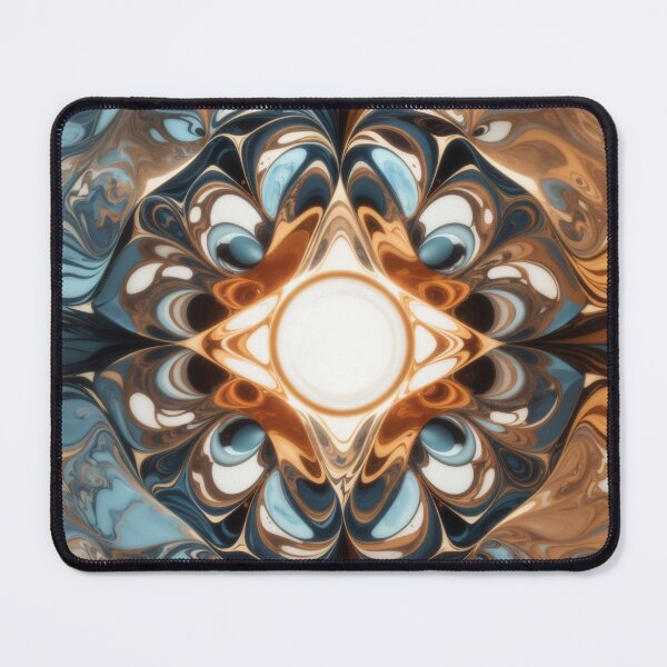 Item preview, Elegance Unveiled: Futuristic Kaleidoscope on Luxurious Marble designed and sold by sadsapiens.