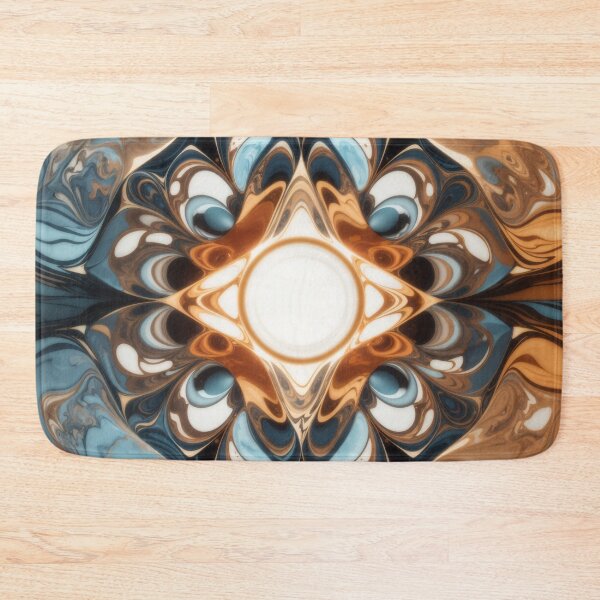 Item preview, Elegance Unveiled: Futuristic Kaleidoscope on Luxurious Marble designed and sold by sadsapiens.