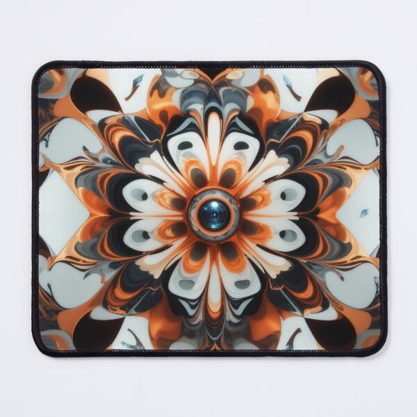 Item preview, Iridescent Reverie: Futuristic Fusion on Opulent Marble designed and sold by sadsapiens.