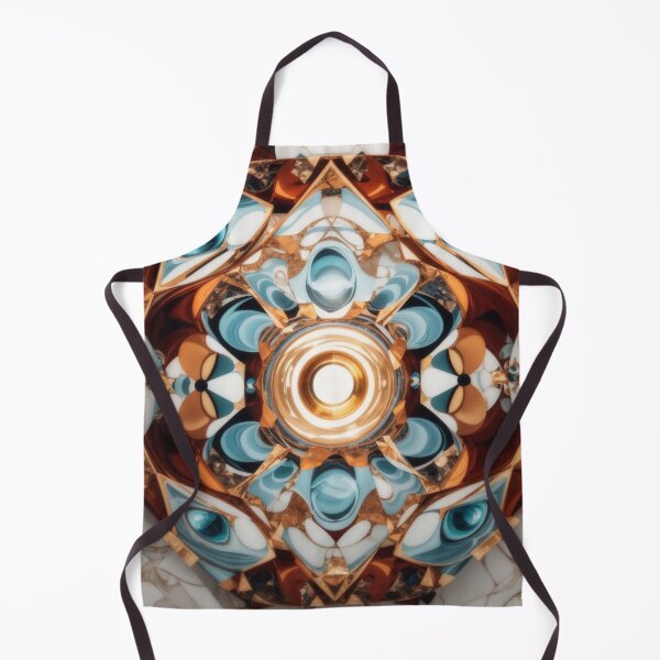 Item preview, Celestial Elegance: Surreal Kaleidoscope Meets Marble Majesty designed and sold by sadsapiens.