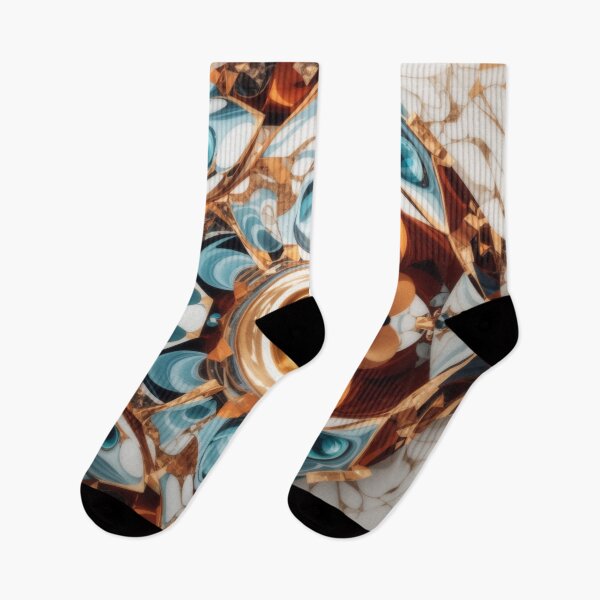 Item preview, Celestial Elegance: Surreal Kaleidoscope Meets Marble Majesty designed and sold by sadsapiens.
