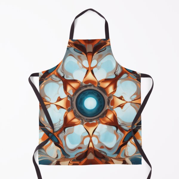 Item preview, Whimsical Kaleidoscope: Futuristic Flourish on Luxe Marble designed and sold by sadsapiens.